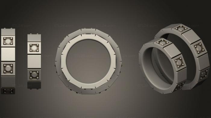 Jewelry rings (Ring 96, JVLRP_0578) 3D models for cnc